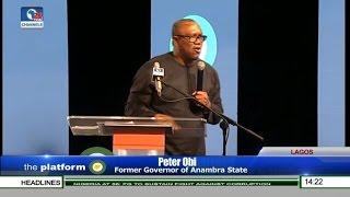 The Platform 2016: Peter Obi Speaks On Developing Nigeria Pt 4