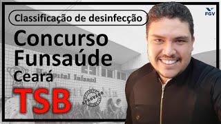 EBSERH 2025 PARA TSB. RESOLUÇÃO DE QUESTÕES  BANCA FGV - DESINFECÇÃO