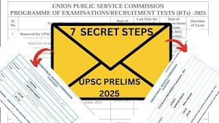 UPSC PRELIMS 2025 SECRET SUCCESS STRATEGY