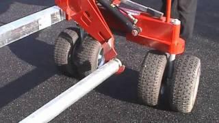 SMG TurfRoller TR5000 Installation cart for artificial turf