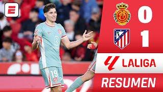 ATLÉTICO DE MADRID GANÓ con GOL DE JULIÁN ÁLVAREZ y asistencia de Simeone 1-0 vs MALLORCA | La Liga