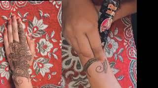 2021 New staylish mehndi design simple back hand mehndi design MHHI MEHNDI DESIGN