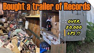 We bought a trailer with over 20,000 vinyl records part 3 huge life long collection