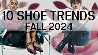 TOP 10 trends in women's shoes Fall 2024