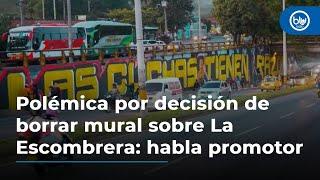 Polémica por decisión de borrar mural sobre La Escombrera: habla promotor de grafiti