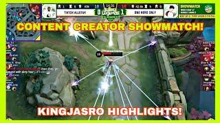 KINGJASRO HIGHLIGHTS FANNY CABLES! KINGJASRO VS AME TV SHOWMATCH! MOBILE LEGENDS BANG BANG