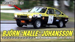 Björn "Nalle" Johansson, Opel Kadett 16V & Ascona B - Rallyklipp från 2013 - 2024