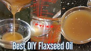 Flaxseed Oil | How To Make Flaxseed oil | For Healthy Hair Growth And Skin Care | hair growth