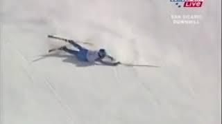 Alpine Skiing - 2005 - Women's Downhill - Dumermuth crash in San Sicario