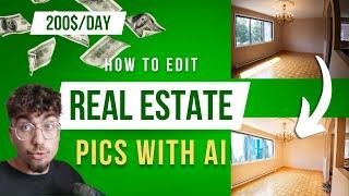 Edit REAL ESTATE pictures with AI (Step by Step)