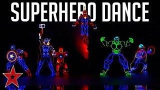 MARVELLOUS SUPERHERO Dance By Light Balance Kids On America's Got Talent 2019 | Got Talent Global