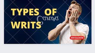 Types  of Writs.@Smart & Legal Guidance  @Legal Advice For Every One #trending #reels