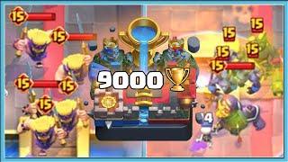  9000 TROPHIES IS SO INTERESTING PLACE! / Clash Royale