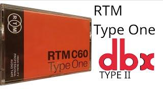 Mobius's Compact Cassette Tests - Type 1 RTM Type One - DBX Type II