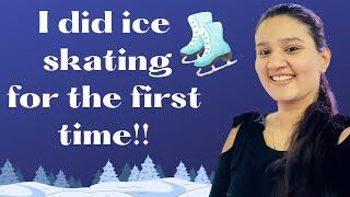 My First Experience of Ice Skating️️ #Russia | FUN VLOG|