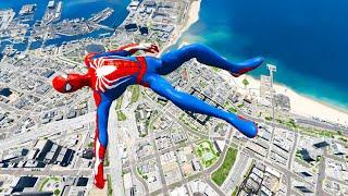 GTA 5 Epic Ragdolls | Spiderman and Colorful Spiderman Jumps/fails (Euphoria Physics Funny Ragdolls)