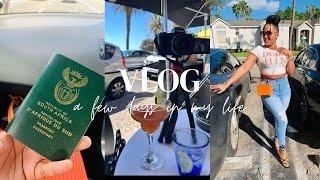 TRAVEL VLOG: MOVING FROM SOUTH AFRICA TO AMERICA ||Few days in my life|| Solo Date|| South African