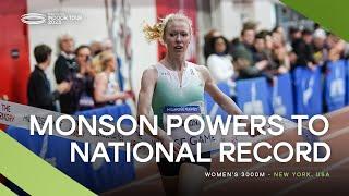 Monson  in a league of her own in the women's 3000m  | World Indoor Tour 2023