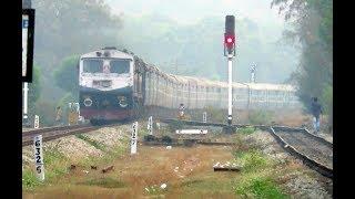 Absolute Ripper : Violent KYN WDP3A Twins Fires with Kochuveli - LTT Superfast : Konkan Railway