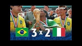  Бразилия - Италия 0-0 (3-2) - Обзор Матча Финал Чемпионата Мира 17/07/1994 HD 