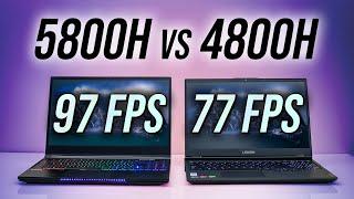 5800H vs 4800H in 10 Games - AMD Integrated Graphics (iGPU) Comparison