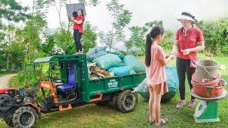 Use Truck Collecting Scrap From Villagers To Sell - Help Thanh Hien Transport Sand - Daily Farm