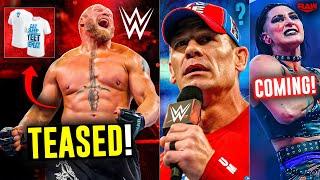 WHAT! WWE Teased Brock Lesnar' RETURN !? | John Cena SHOCKING REASON, Rhea Ripley Raw? | WWE News