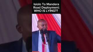 Kindiki and Ruto Conflict on Isiolo Mandera Road #pawaradio #tuneinpowerup #shorts #news #Kaongo