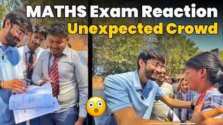 MATHS Exam Reaction of Class 10th students  || Crowd for Ritik sir