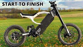 Building An Electric Motorcycle the Proper Way - DIY e-Moto from SCRATCH!