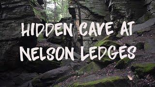 Hidden Caves and Waterfalls at Nelson Ledges State Park