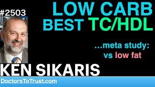 KEN SIKARIS c2 | LOW CARB BEST TC/HDL   …meta study: vs low fat