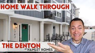 New Home Walk Through - Hamlet Homes Utah - The Denton