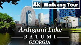 Ardagani Lake, Batumi, Georgia Walking Tour (4K UHD 60fps) არდაგანის ტბა