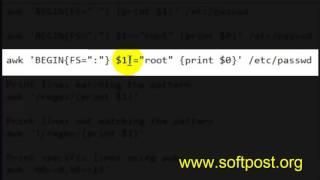 awk command examples in Linux