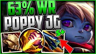 POPPY SECRET JUNGLE MONSTER?! (63% WR BUILD) How to Poppy Jungle & CARRY for Beginners Season 14