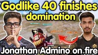 Godlike 40 kills domination in skyesports  Jonathan Admino on fire 