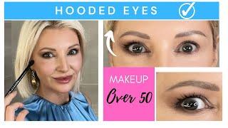 Hooded Eyes Makeup Tutorial for Mature Eyes ⎮ Over 50