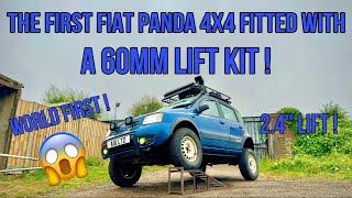 WORLD FIRST! - Fiat Panda 4X4 60MM lift kit installed!