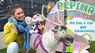  Schatzsuche mit Elsa & Olaf  Pepina als Eiskönigin ️