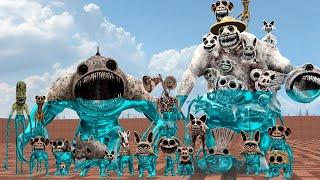 TURNING NEW ZOONOMALY CHARACTERS INTO DIAMOND In BIG MAZE - Garry's Mod