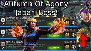 Autumn Of Agony Week 1 Jabari Panther Boss All Objectives & Best Options Marvel Contest Of Champions