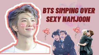 BTS simping over RM || bts whipped for namjoon || bts being thirsty for namjoon