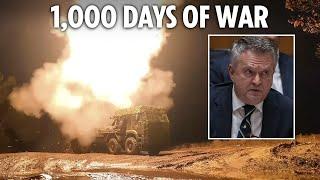 LIVE: Ukraine ambassador marks 1,000 days of war as tensions rise with Russia's nuclear threat