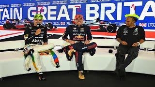 Drivers FULL Press Conference after British GP 2024 ft Lewis Hamilton, Max Verstappen, Lando Norris