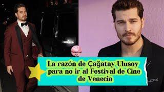 La razón de Cagatay Ulusoy para no ir al Festival de Cine de Venecia #cagatay #cagatayulusoy #femir