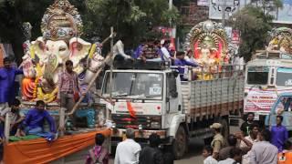 Ganesh Nimajjanam l hyderabad Ganesh Nimajjanam Procession in Tankbund l Konangi Entertainments