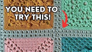 How to Join Granny Squares as You Go (NO SEWING!!)