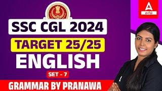 SSC CGL 2024 | General English | Set 7 | By Pranawa #ssc #ssccgl #sscenglish