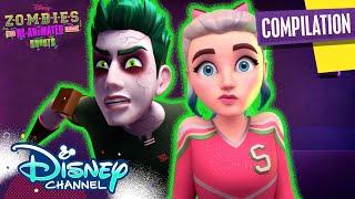 ZOMBIES Halloween Bites ‍️| ZOMBIES: The Re-Animated Series Shorts | Compilation | @disneychannel